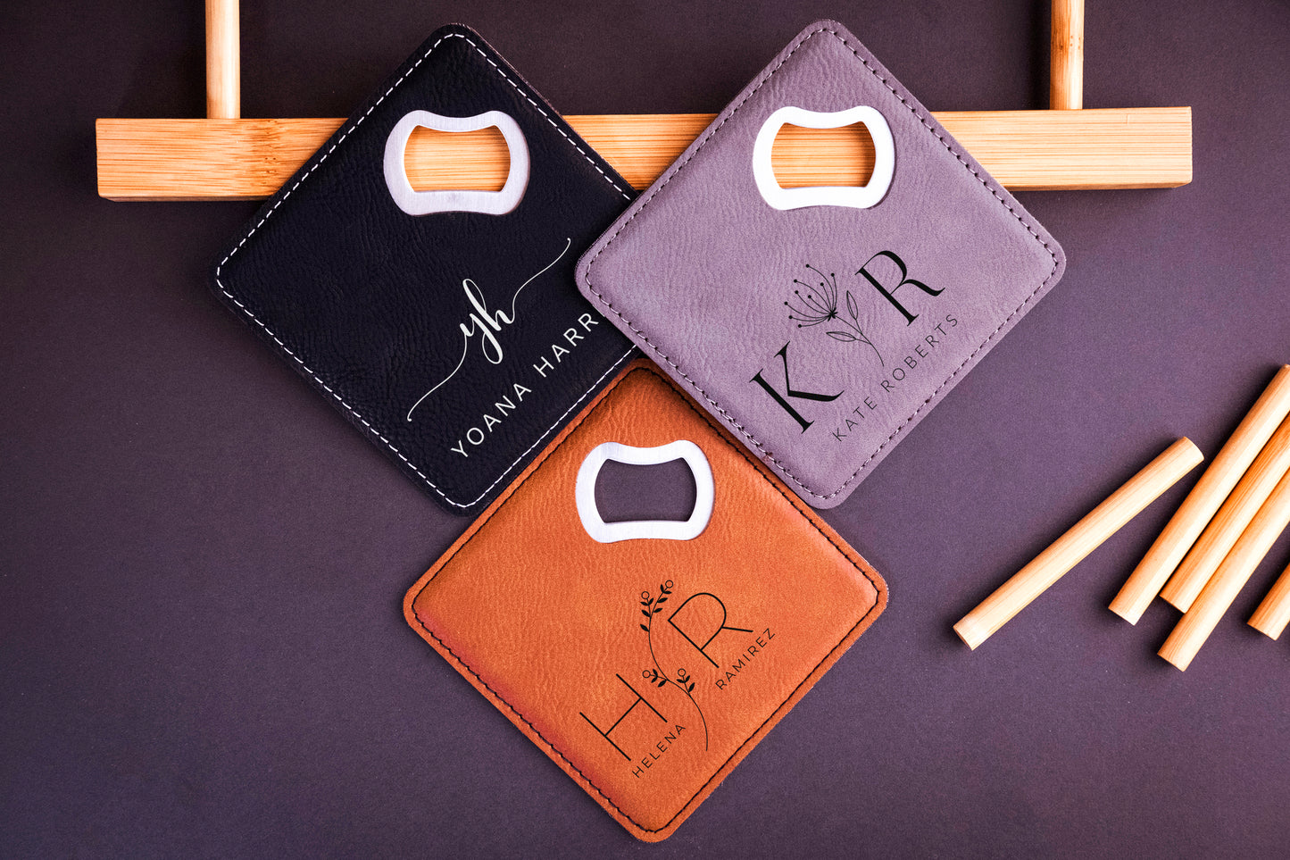 BOTTLE OPENER COASTER
