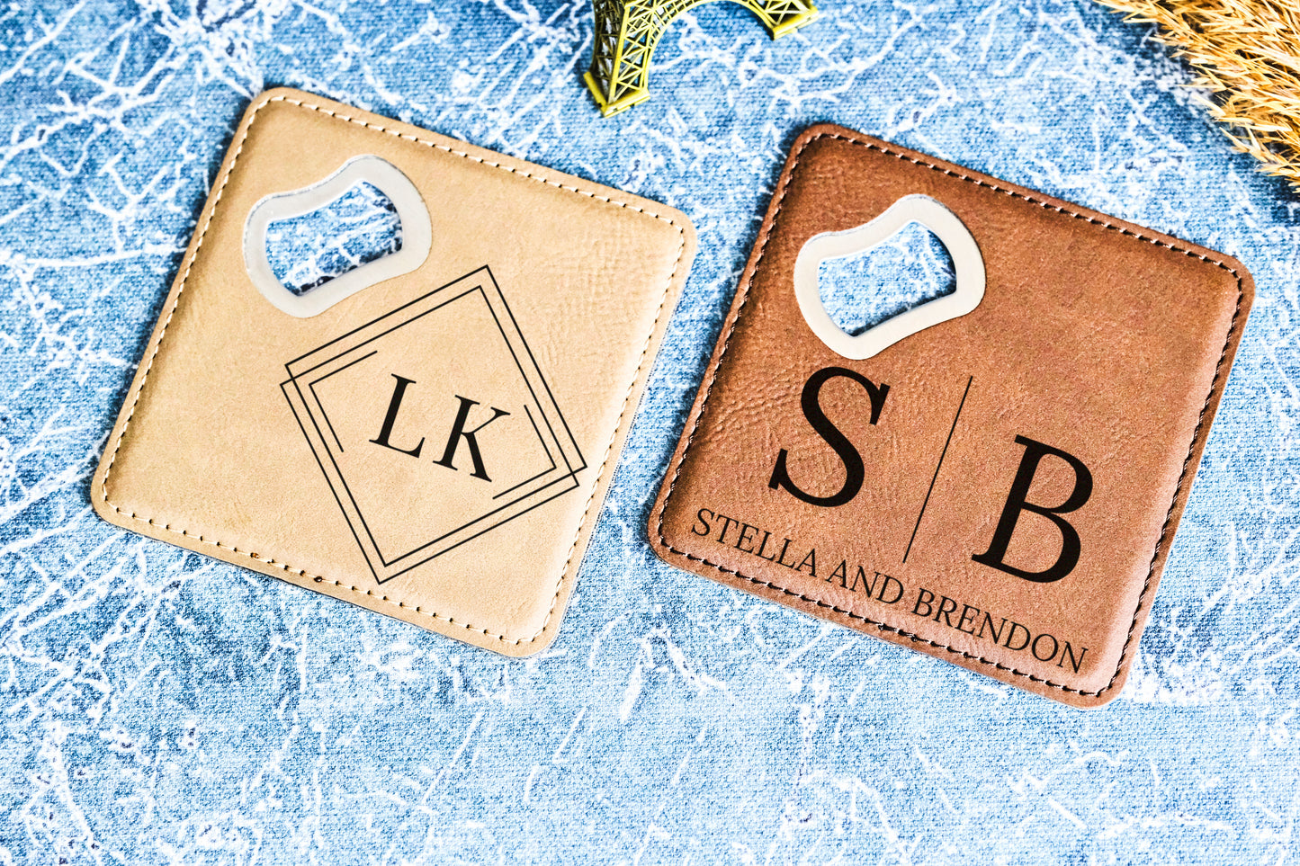 BOTTLE OPENER COASTER