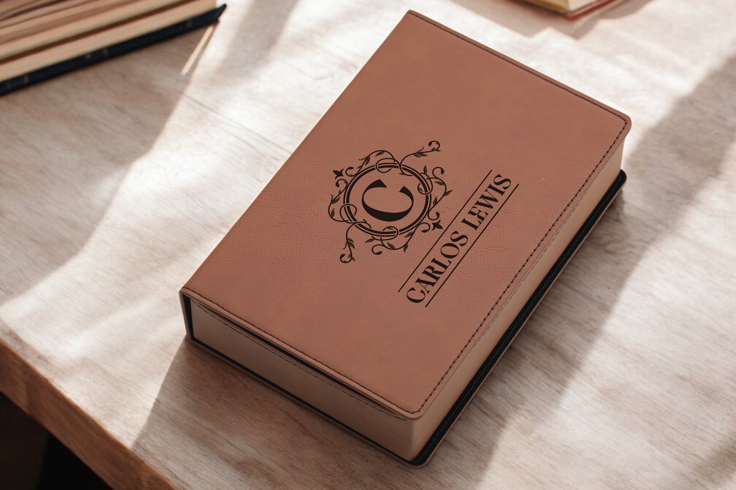 Leather Flask Gift Set
