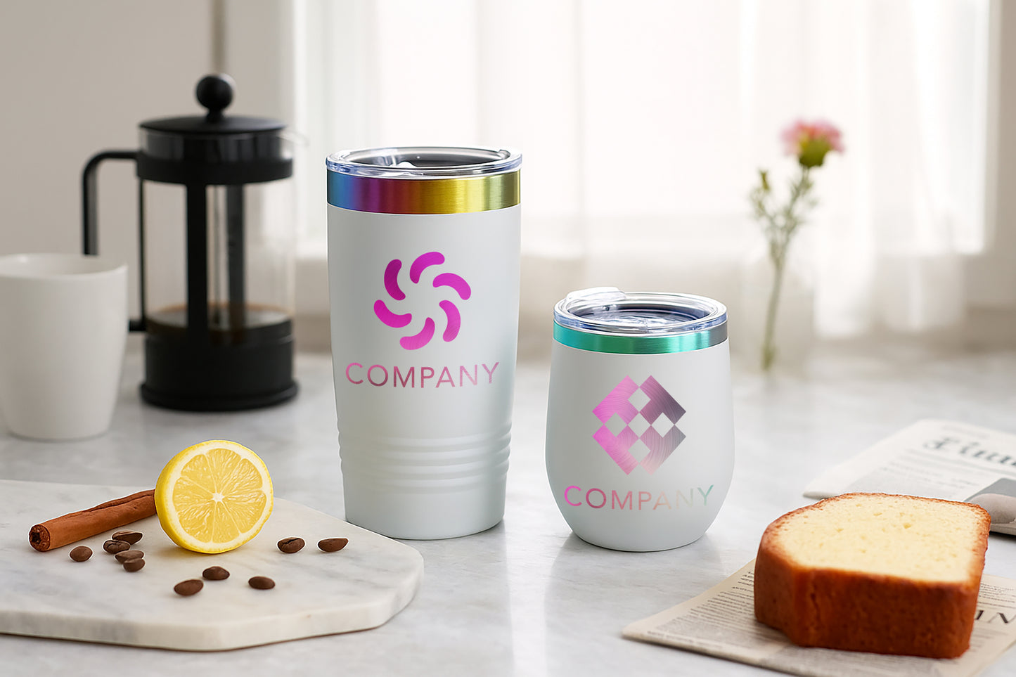 WHITE PRISM TUMBLER