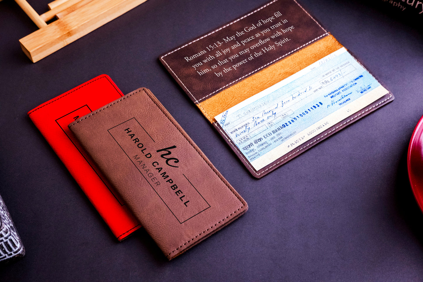 CHECKBOOK COVER