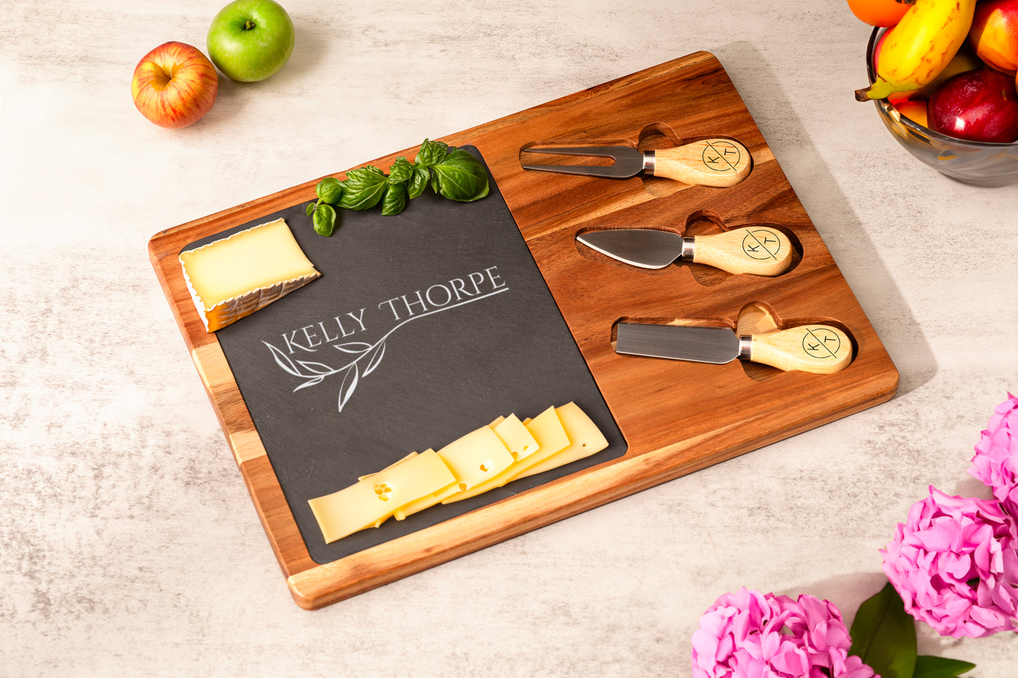 OVAL CHEESE SET