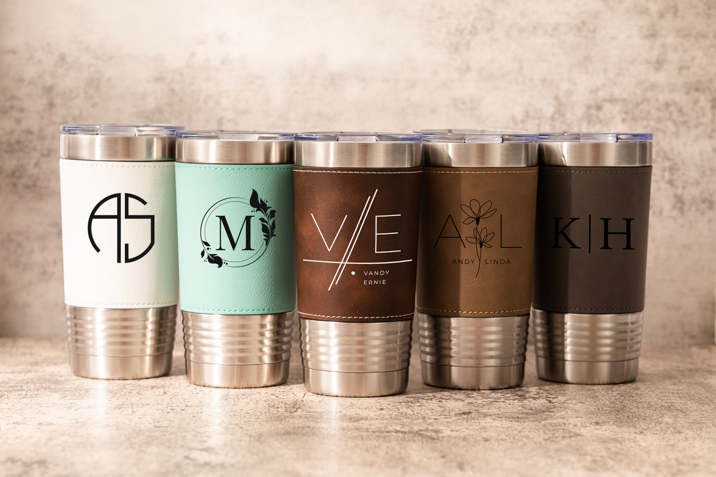 LEATHER TUMBLER