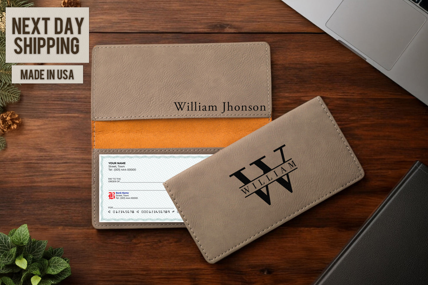 CHECKBOOK COVER