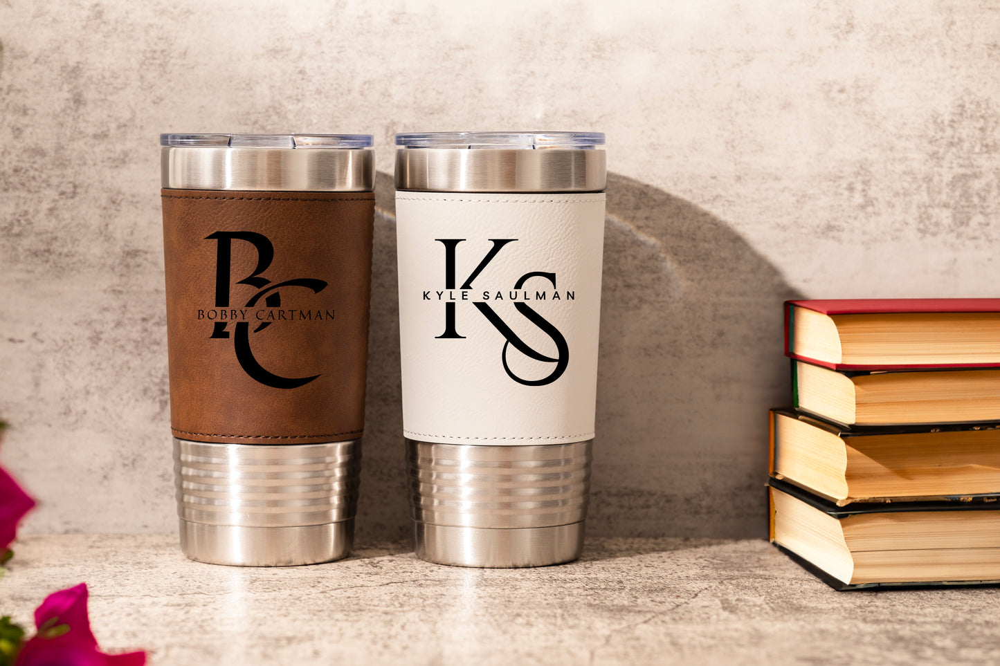 LEATHER TUMBLER