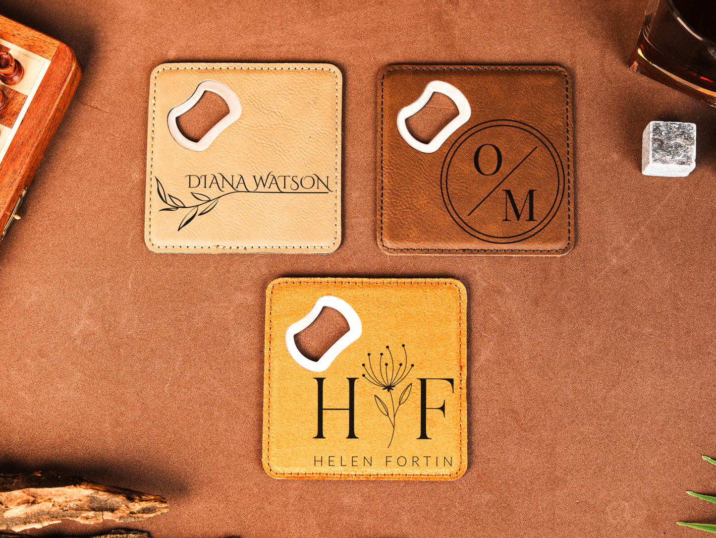 BOTTLE OPENER COASTER