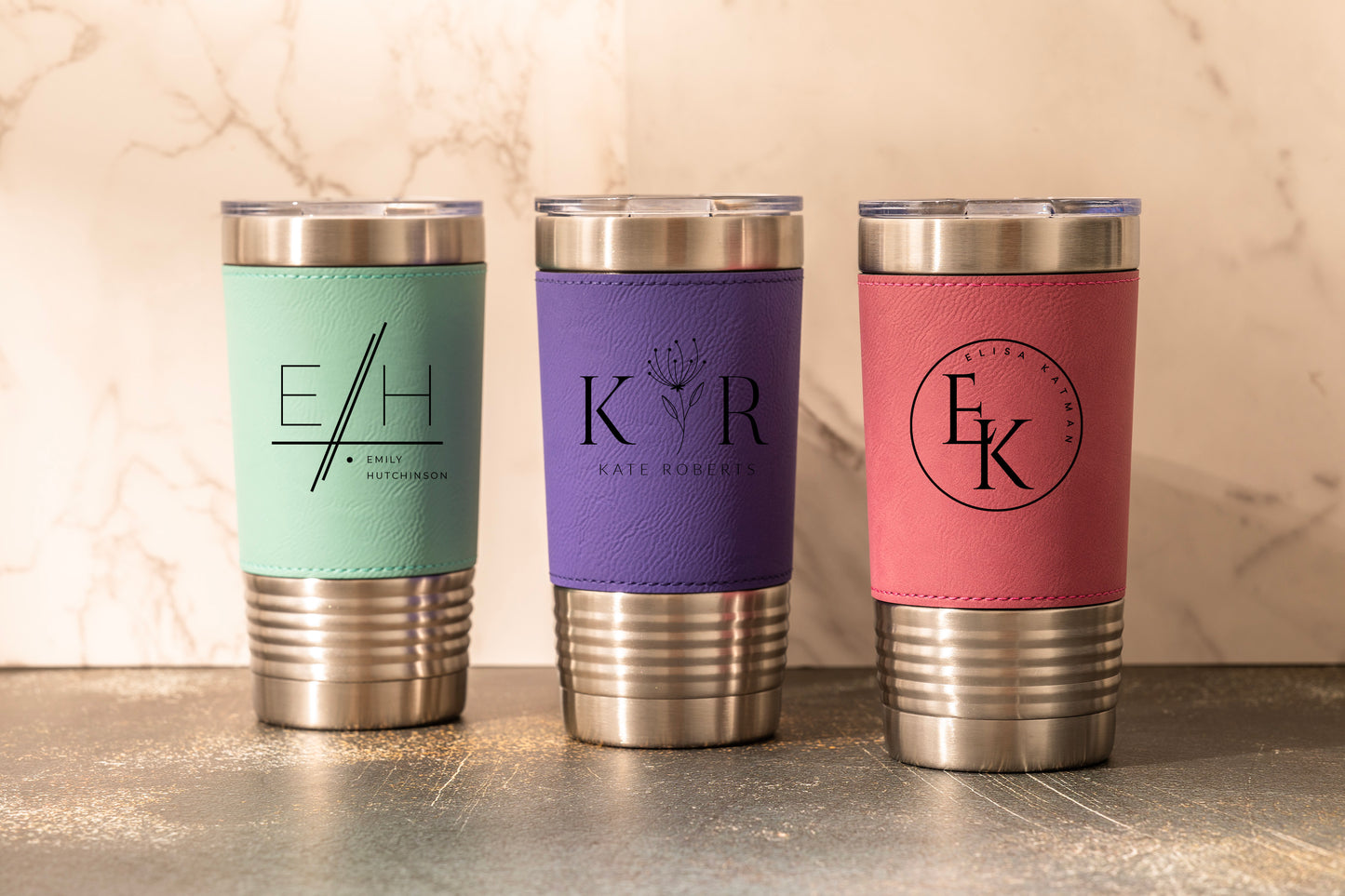 LEATHER TUMBLER