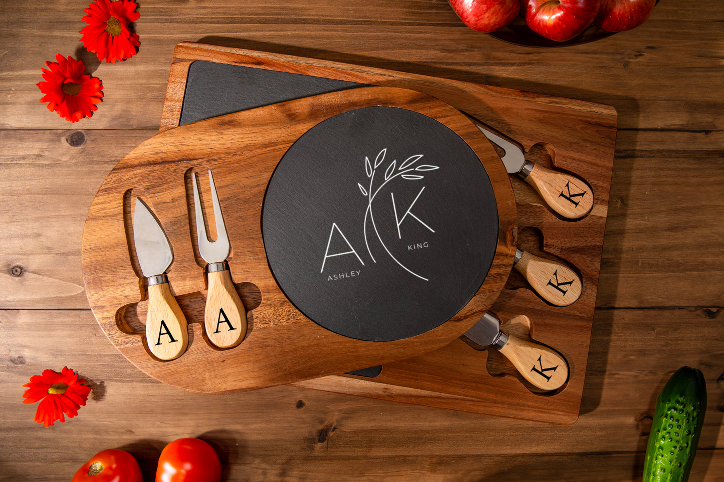 OVAL CHEESE SET