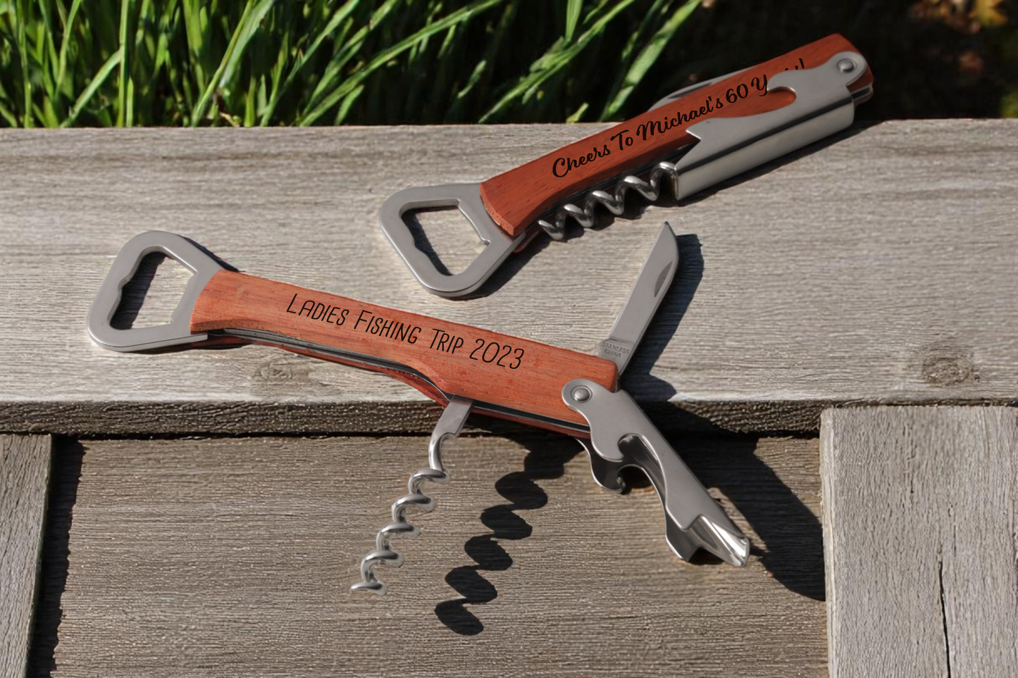 BOTTLE OPENER & VINE CORKSCREW