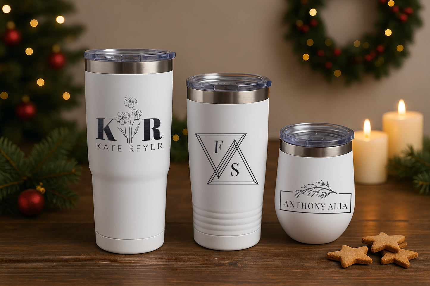 WHITE GHOST TUMBLER SET