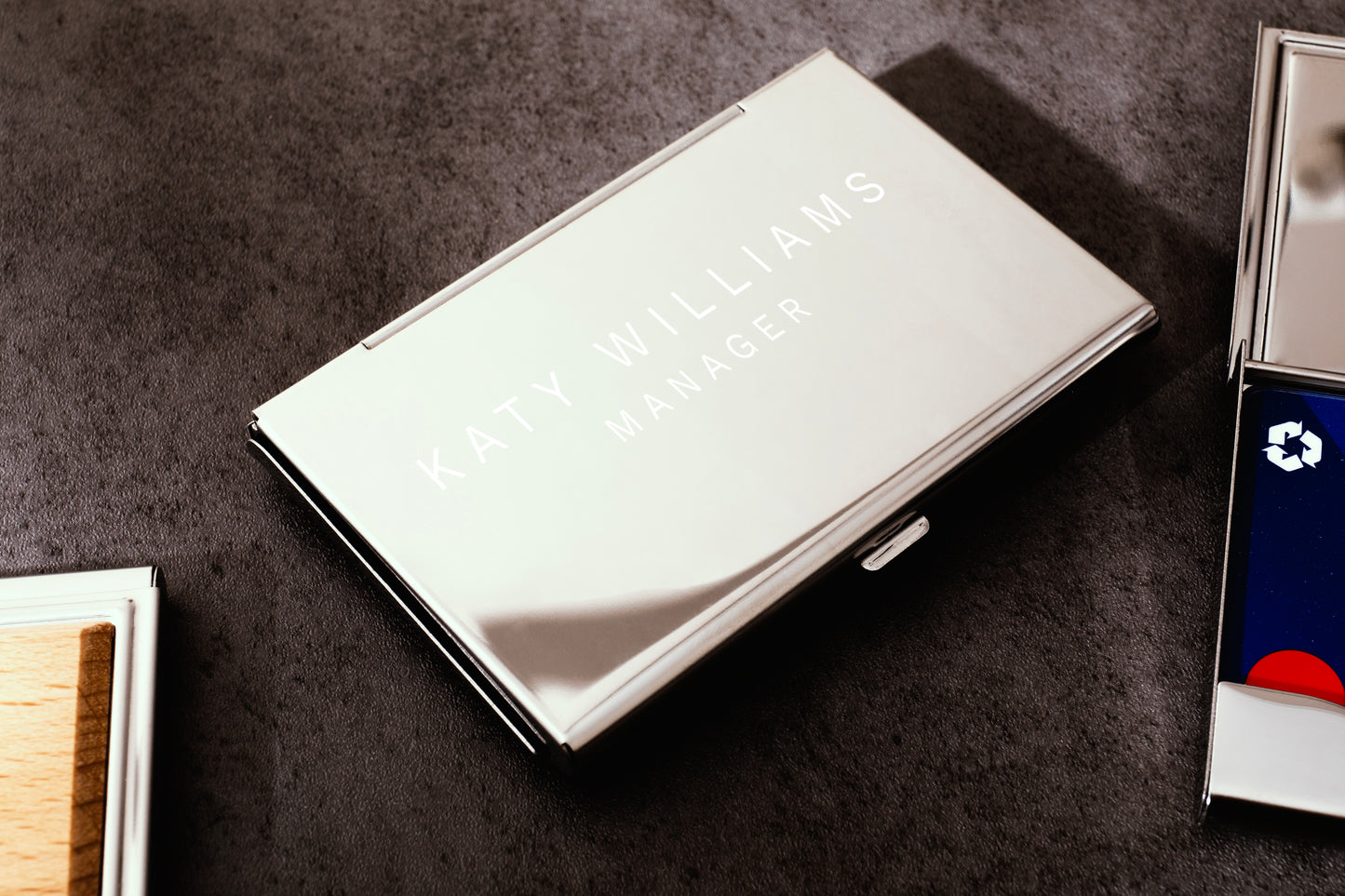 BAMBOO CARD HOLDER