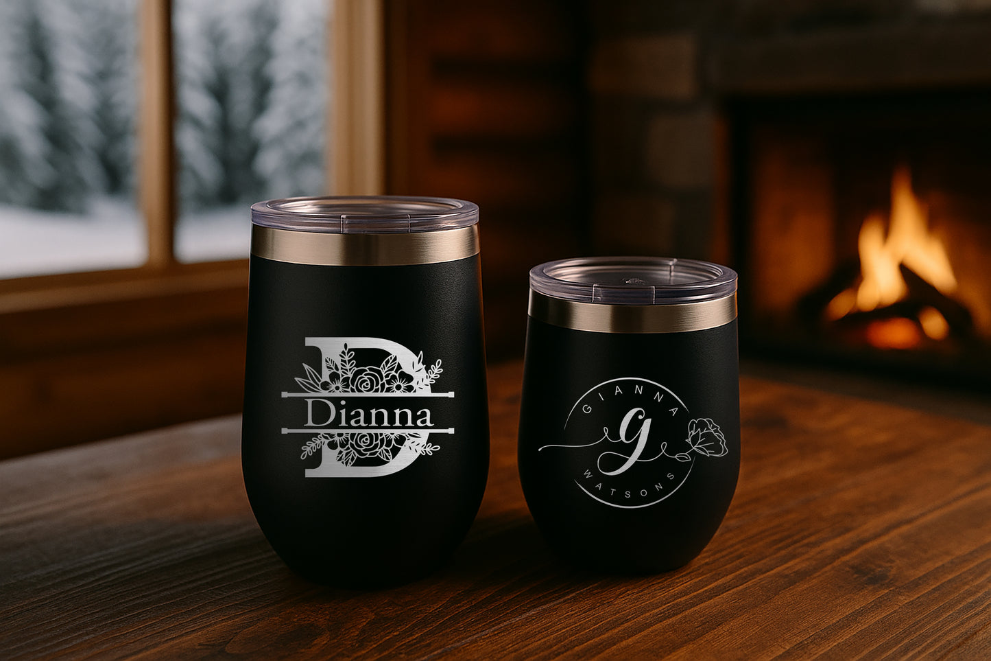 12 Oz Wine Tumblers