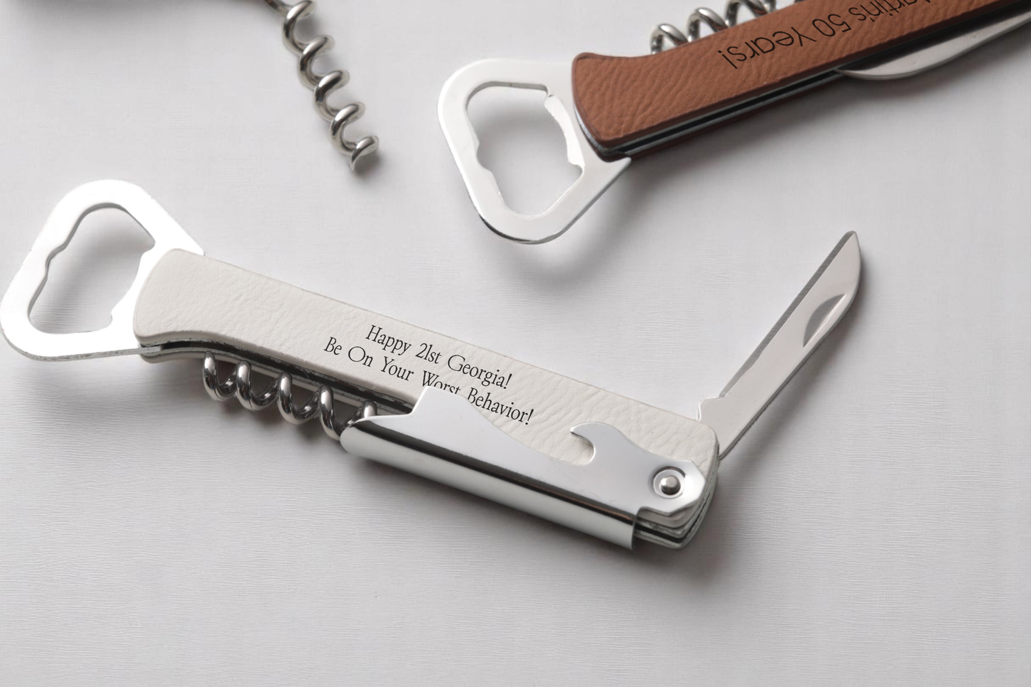 BOTTLE OPENER & VINE CORKSCREW