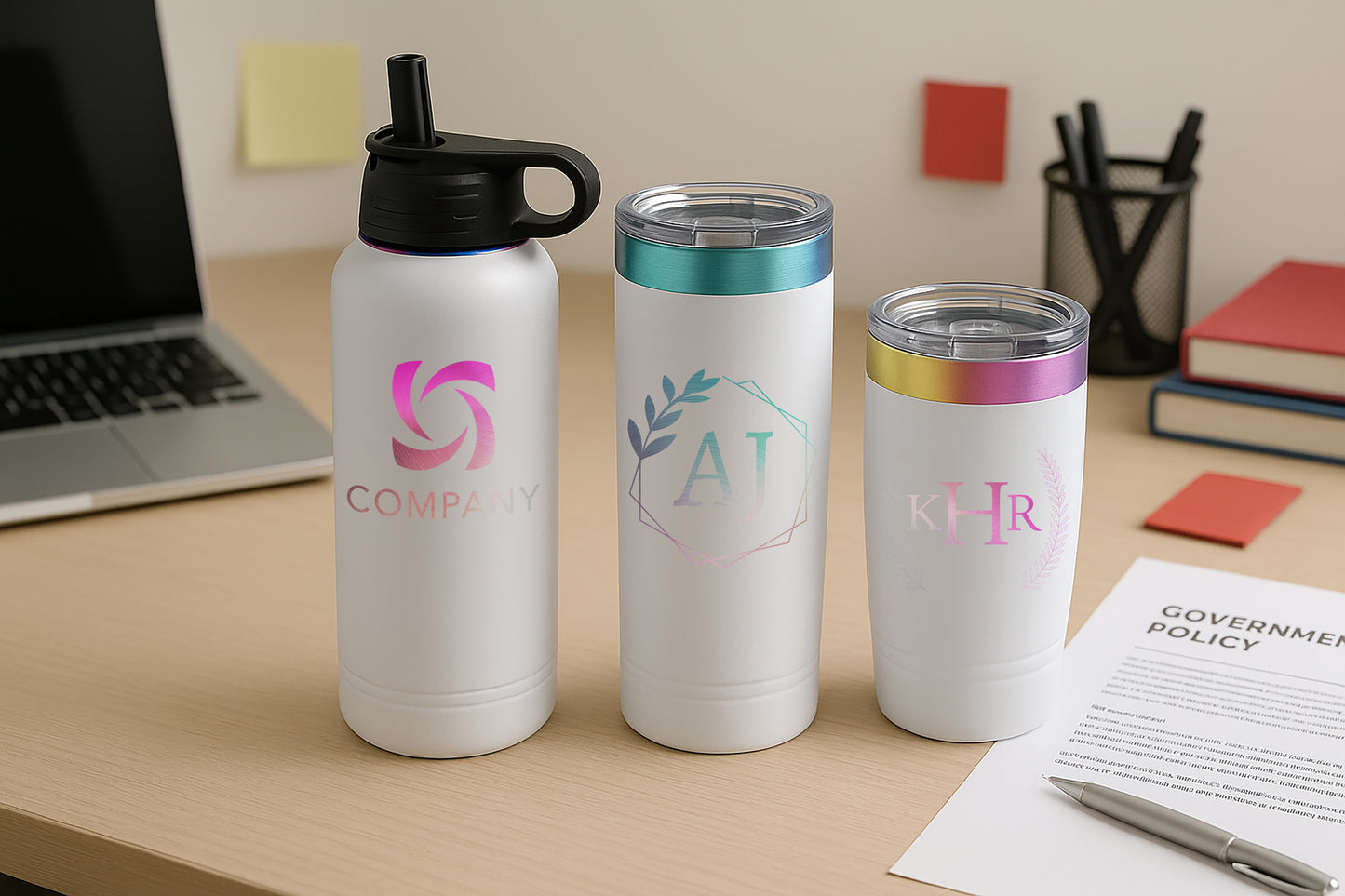 WHITE PRISM TUMBLER