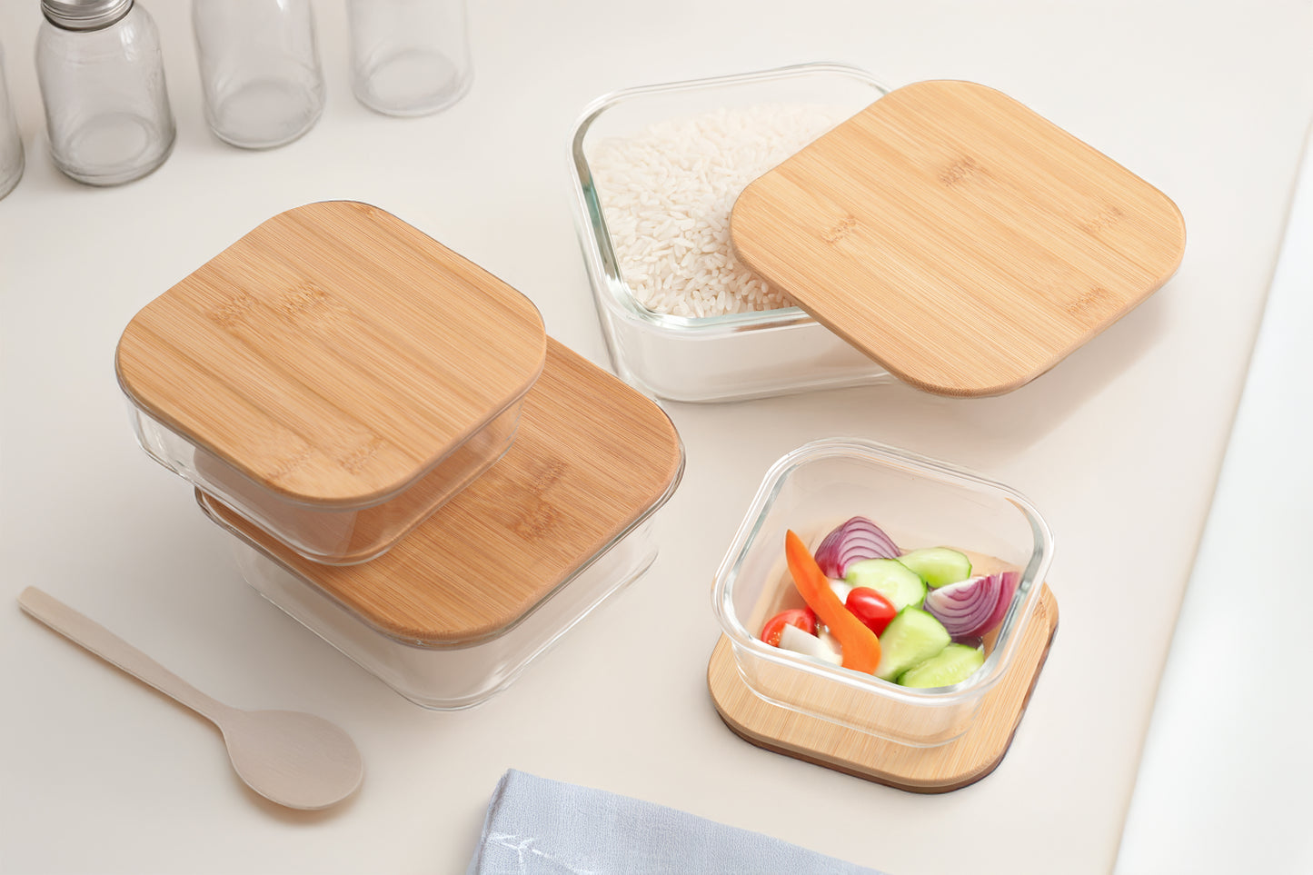 RECTANGLE GLASS CONTAINER