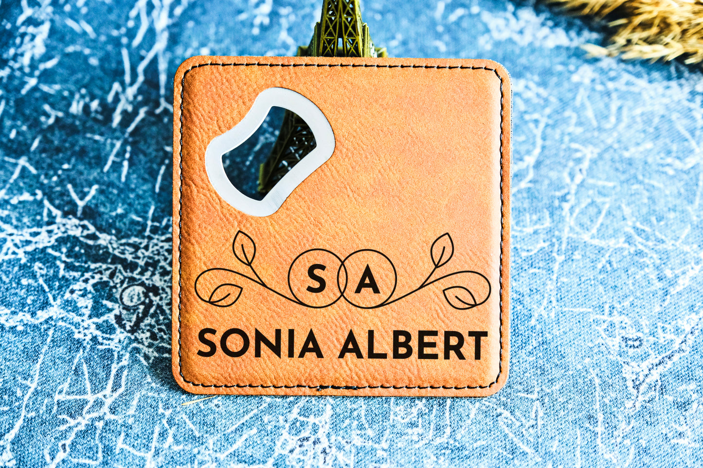 BOTTLE OPENER COASTER