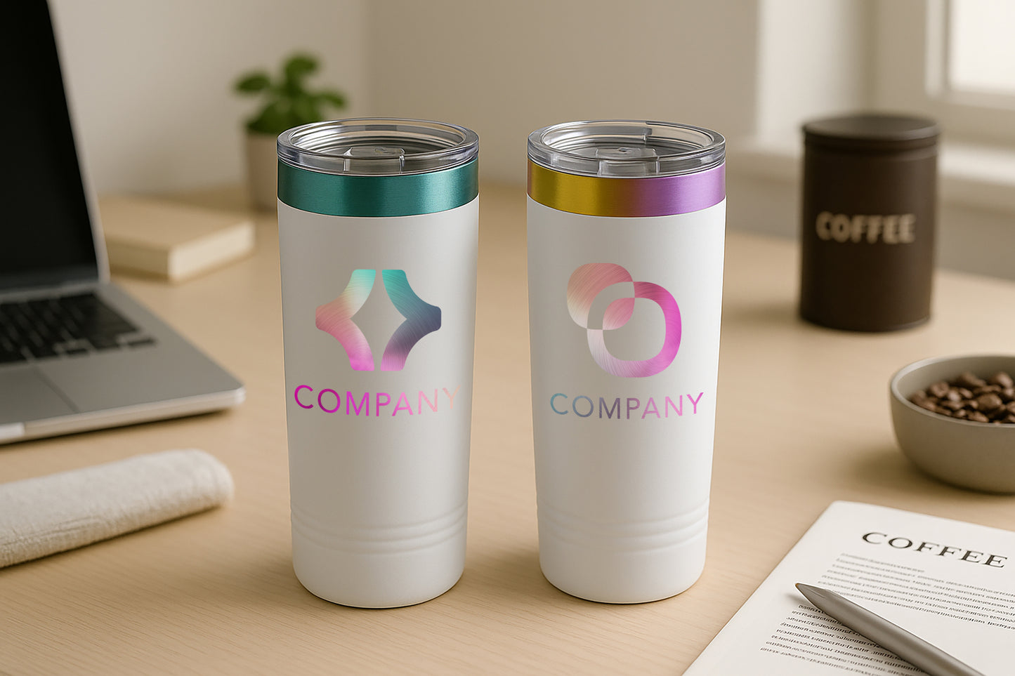 WHITE PRISM TUMBLER