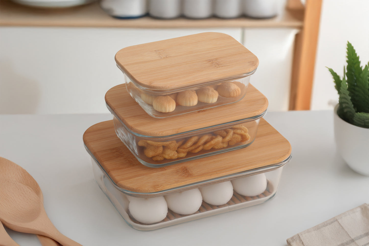 RECTANGLE GLASS CONTAINER