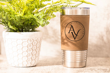 LEATHER TUMBLER