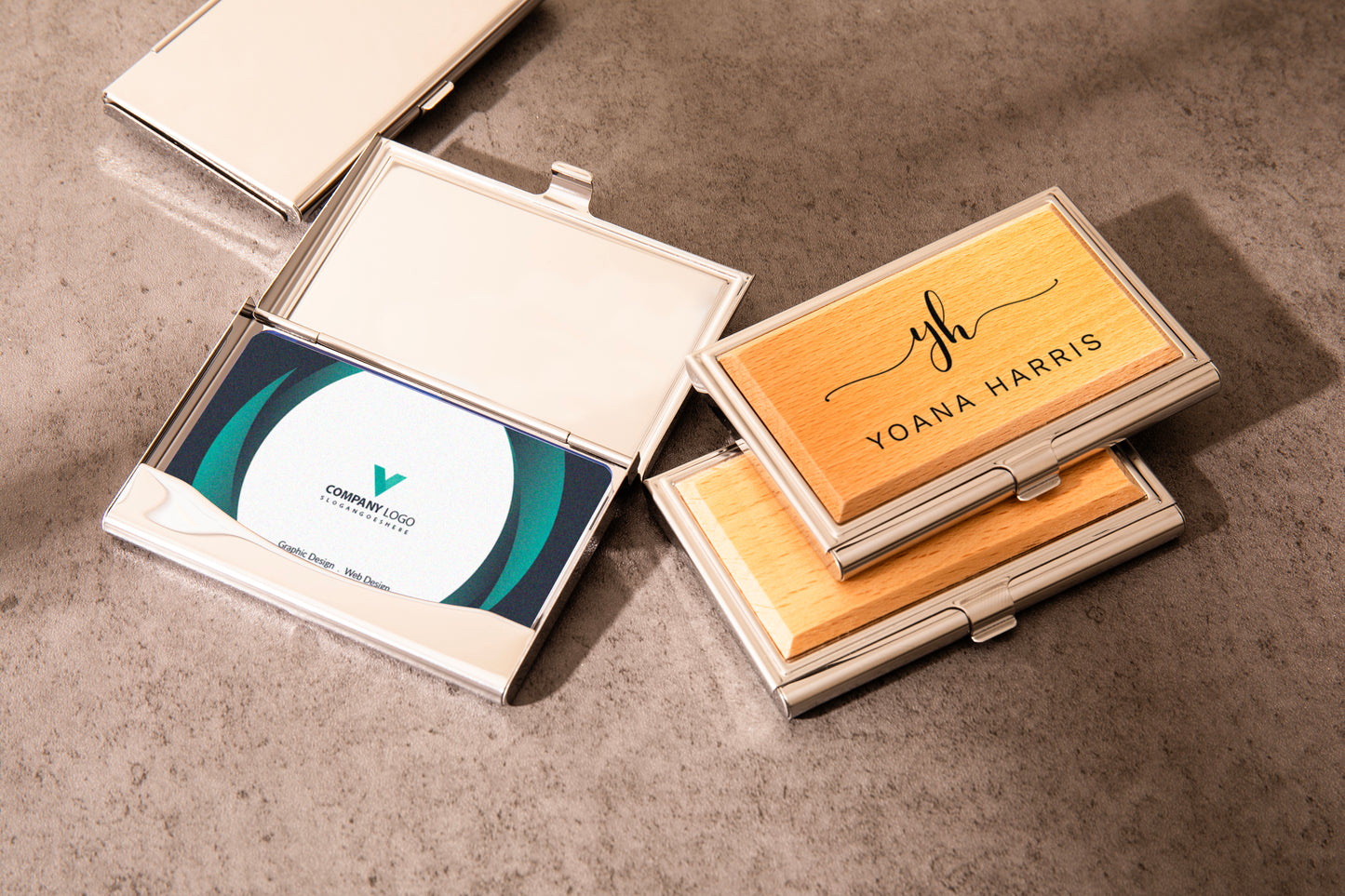 BAMBOO CARD HOLDER