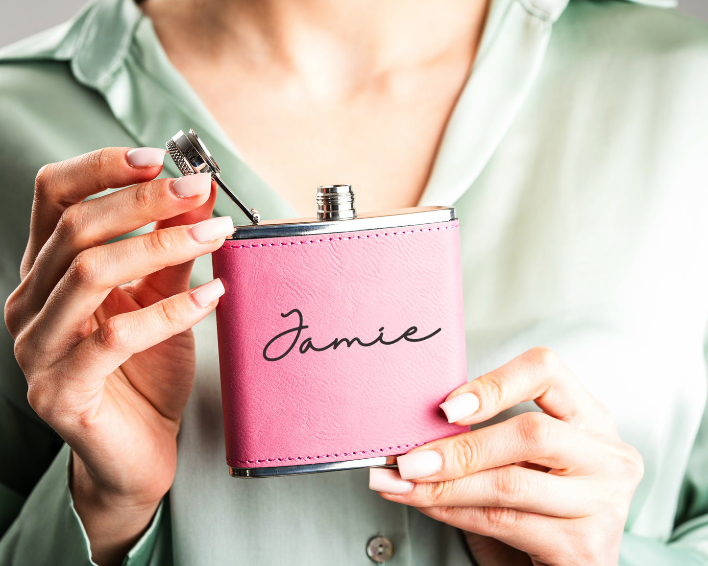 LEATHER FLASK