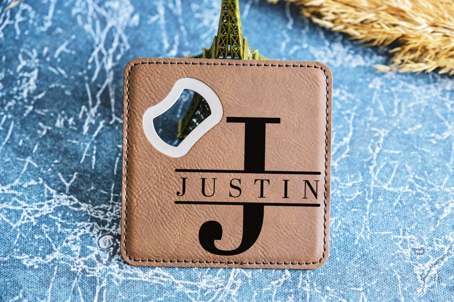 BOTTLE OPENER COASTER