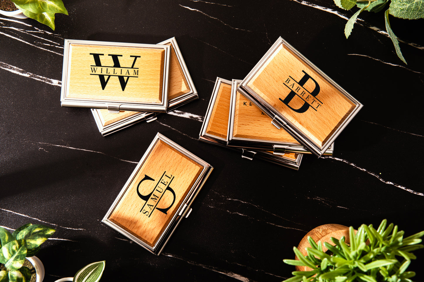 BAMBOO CARD HOLDER