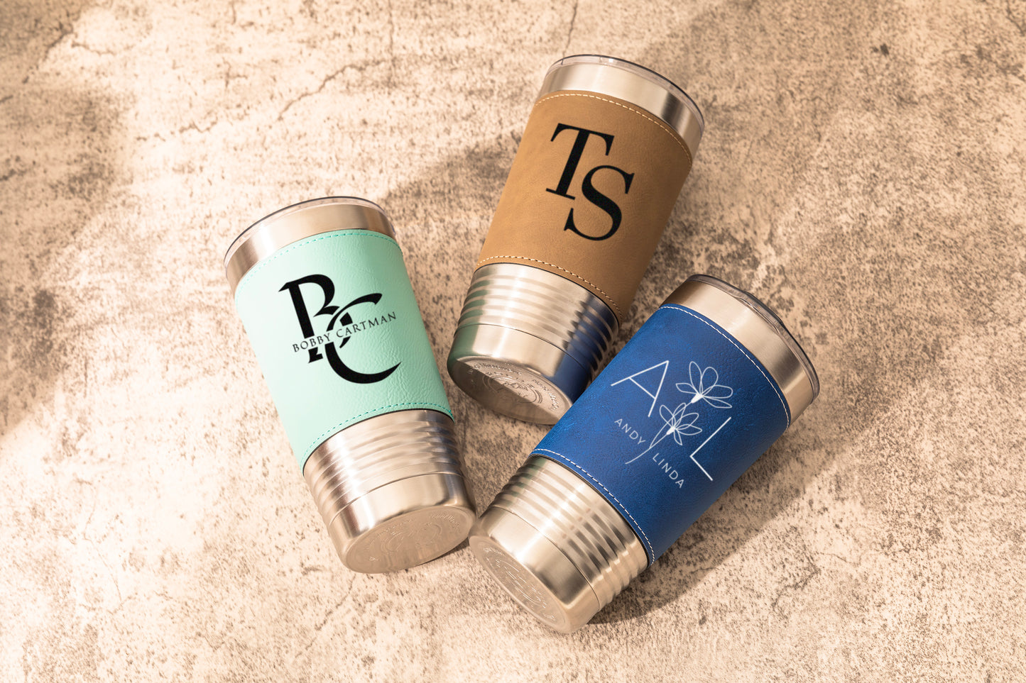 LEATHER TUMBLER