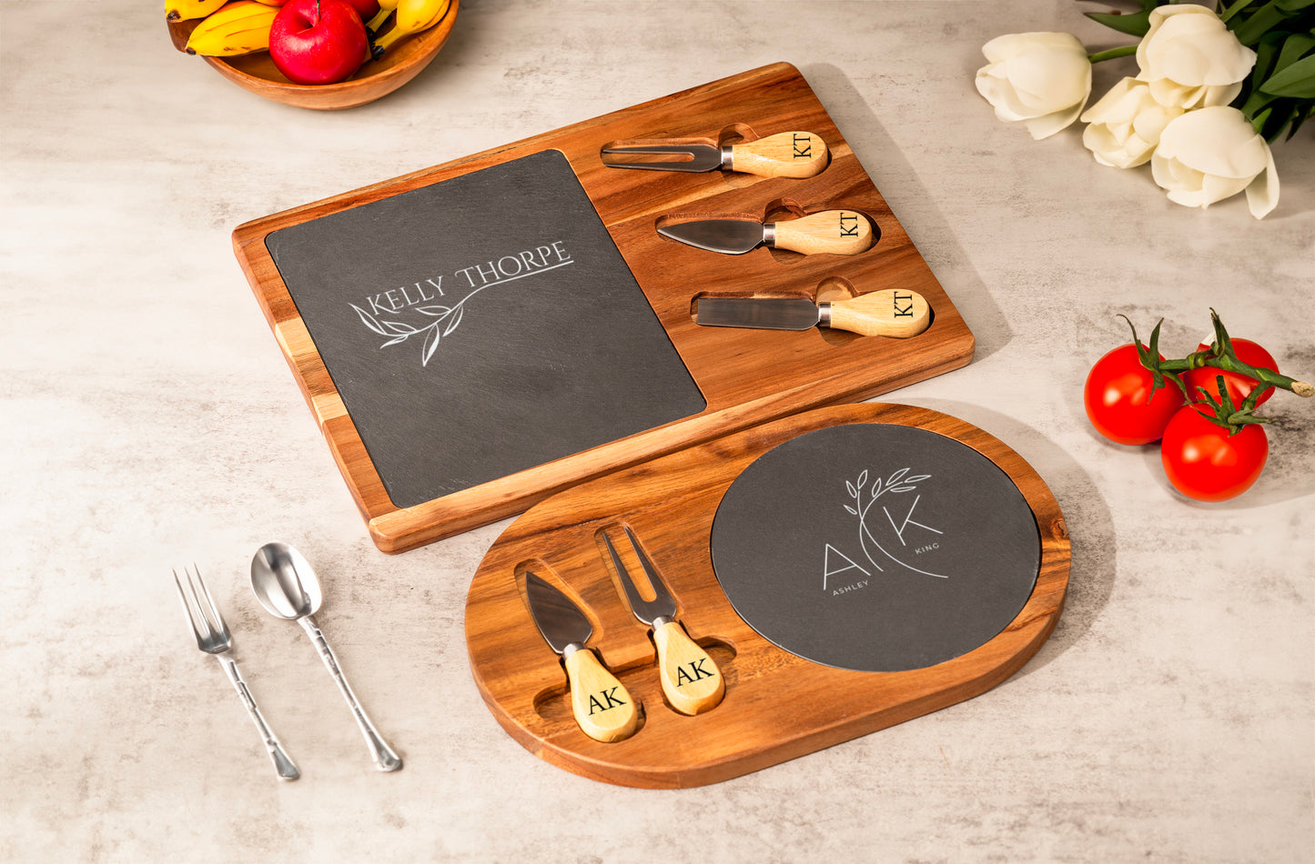 OVAL CHEESE SET