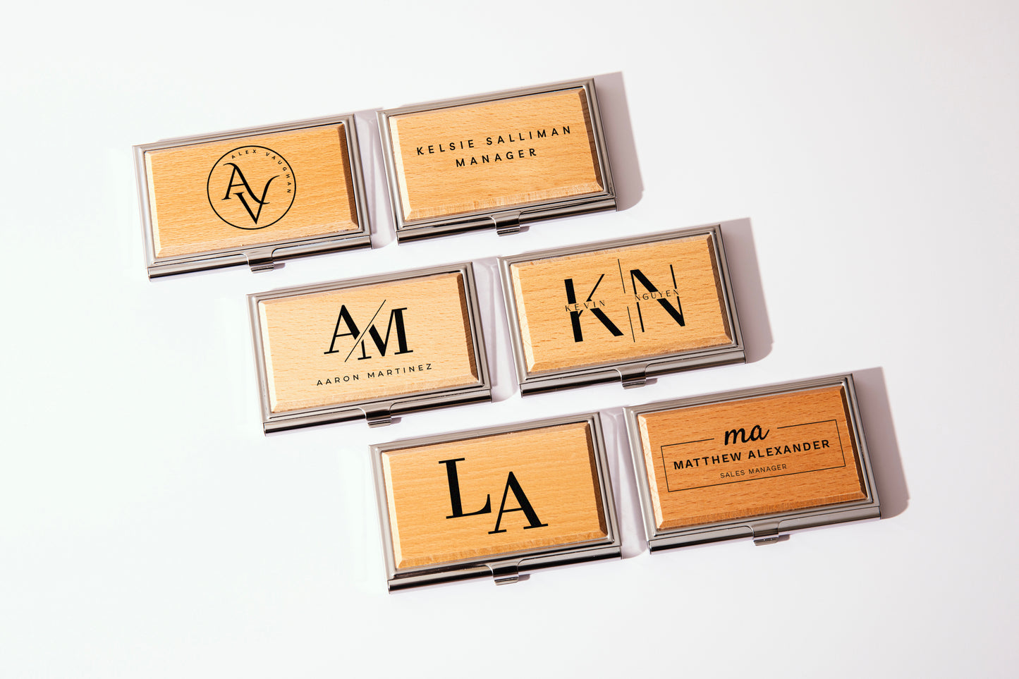 BAMBOO CARD HOLDER