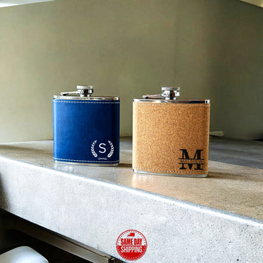 LEATHER FLASK