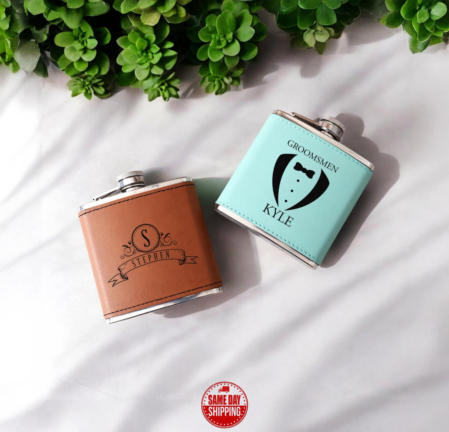 LEATHER FLASK