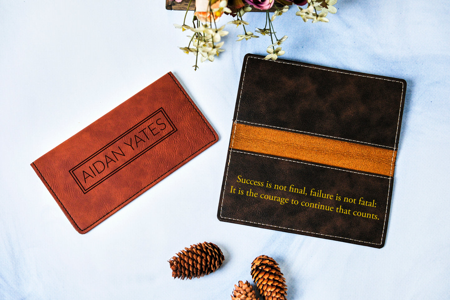 CHECKBOOK COVER