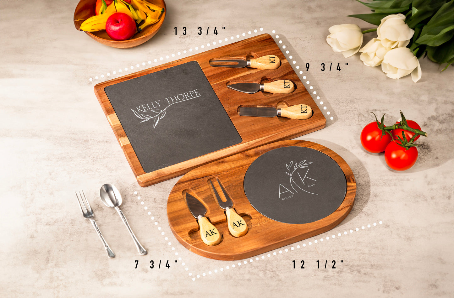 OVAL CHEESE SET
