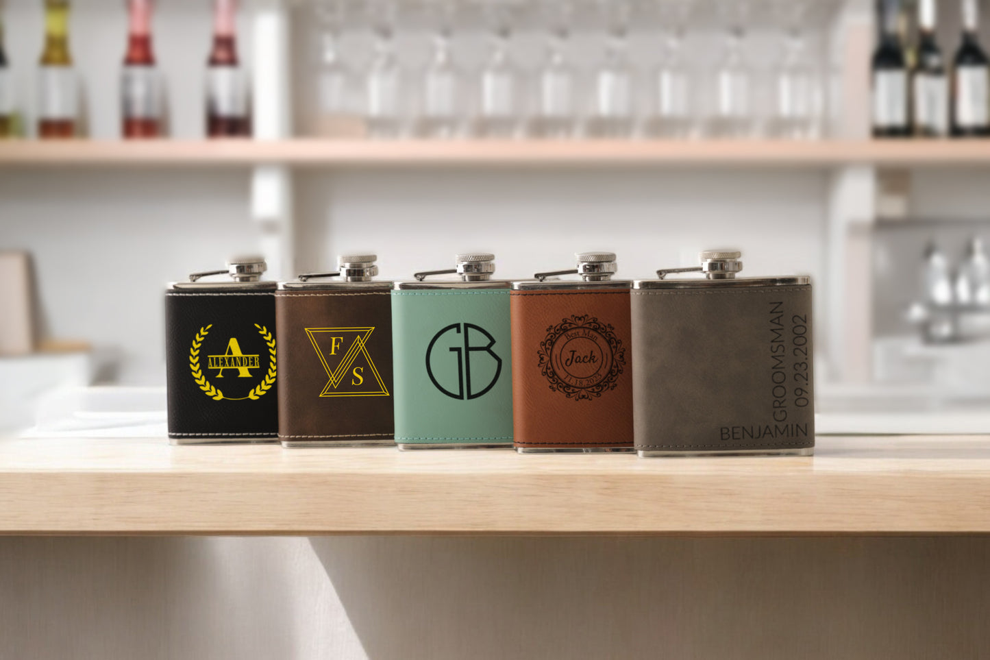 LEATHER FLASK