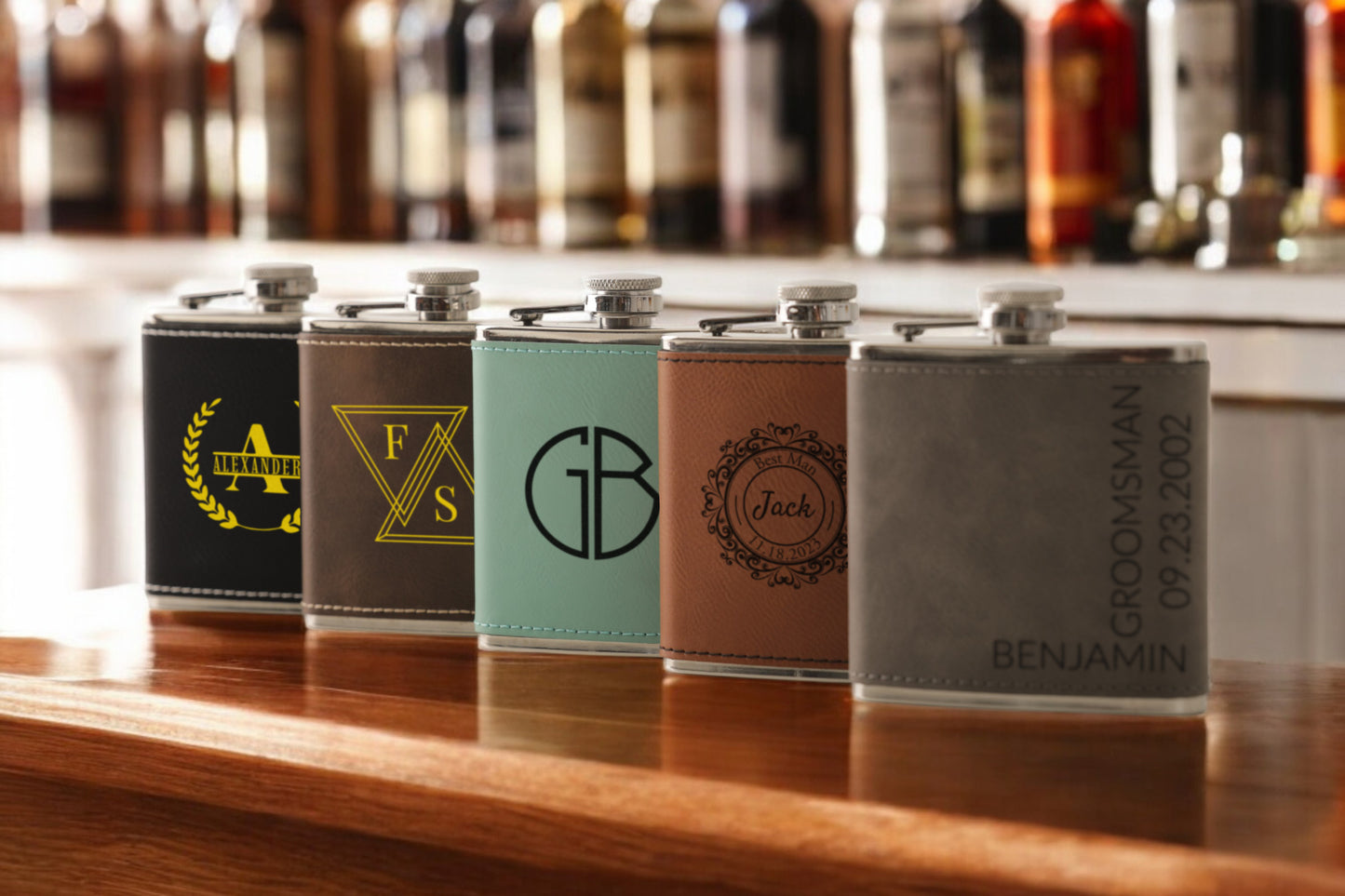 LEATHER FLASK