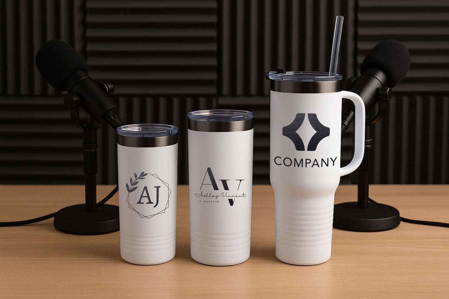 WHITE GHOST TUMBLER SET