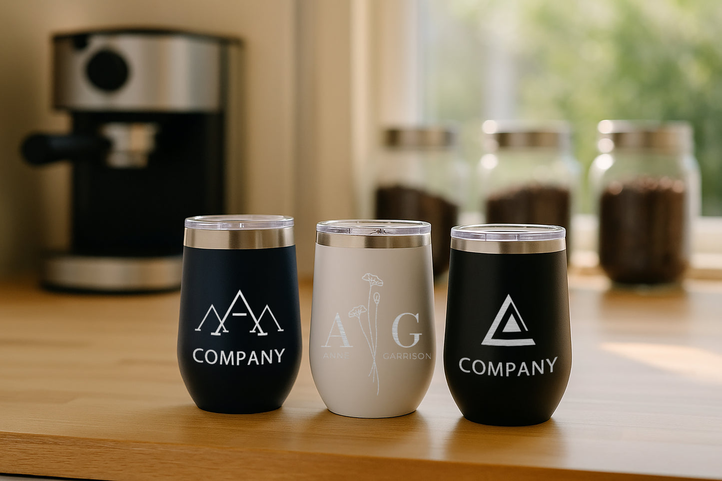 12 Oz Wine Tumblers
