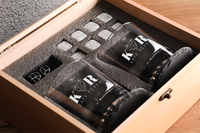 WHISKEY SET WITH VELVET BAG