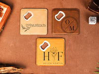 BOTTLE OPENER COASTER