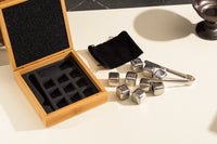 Bamboo Whiskey Stone Set