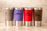LEATHER TUMBLER