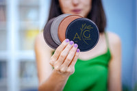 Leather Round Coaster Set