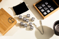 Bamboo Whiskey Stone Set