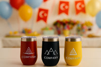12 Oz Wine Tumblers
