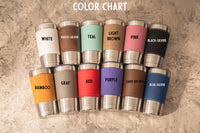 LEATHER TUMBLER